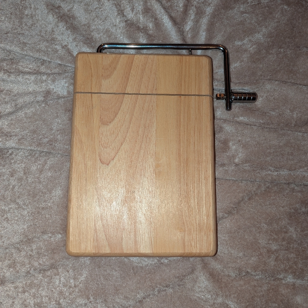 Wooden Cheese Slicer with Metal Handle
